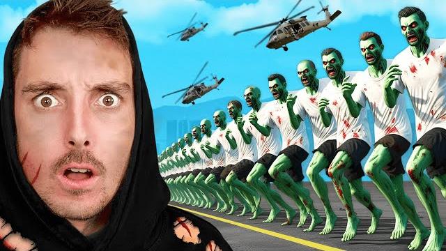 1 zombie vs 100 players in gta 1 zombie vs 100 players in gta