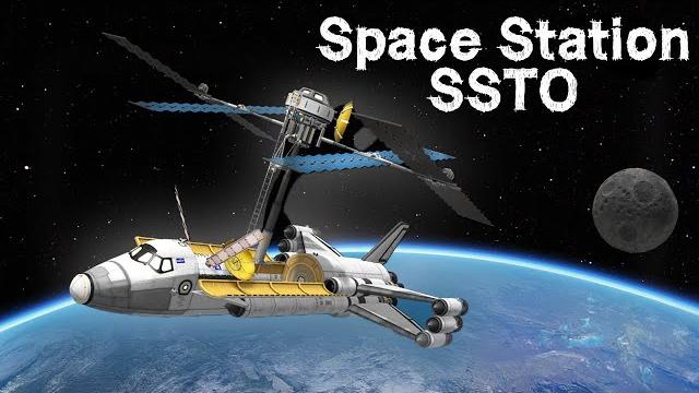 A space station and ssto in one! - ksp A space station and ssto in one! - ksp