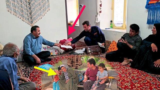 Mother agrees to hand over half of the house to nourbakhsh in the presence of family members Mother agrees to hand over half of the house to nourbakhsh in the presence of family members