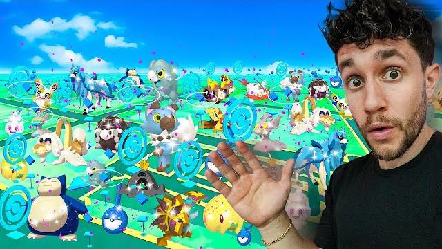 I caught 100 shiny pokémon in 7 hours I caught 100 shiny pokémon in 7 hours