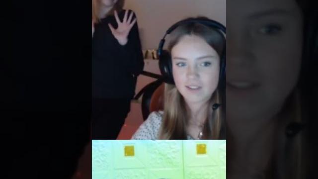 Prank jumpscare and roasted swedish girl #shorts Prank jumpscare and roasted swedish girl #shorts
