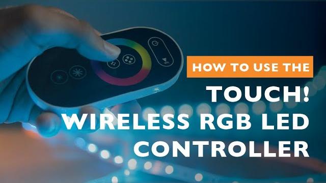 How to use the touch! wireless rgb led controller How to use the touch! wireless rgb led controller