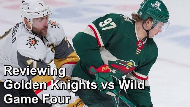 Reviewing golden knights vs wild game four Reviewing golden knights vs wild game four