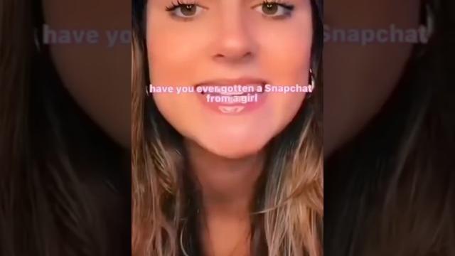 Have you ever gotten a snapchat from a girl? Have you ever gotten a snapchat from a girl?