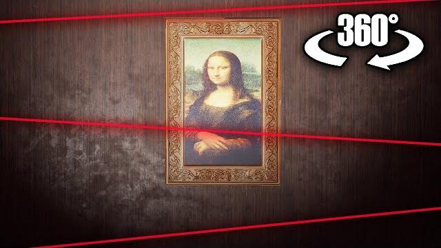 Stealing the mona lisa 360 video - vr planet Stealing the mona lisa 360 video - vr planet