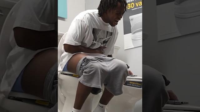 Pooping in display toilets #shorts Pooping in display toilets #shorts