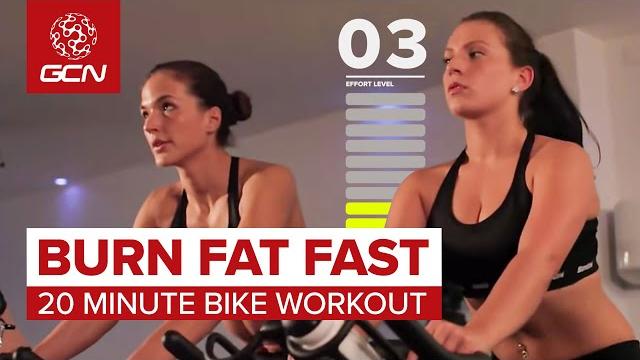 Burn fat fast: 20 minute bike workout Burn fat fast: 20 minute bike workout