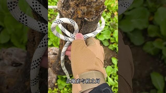 超牢固锁桩结,绳艺界的 “钢铁卫士” 超牢固锁桩结,绳艺界的 “钢铁卫士”