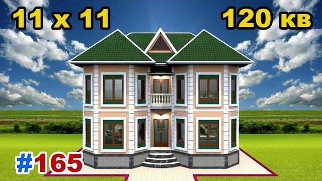 Икки каватли ихчам | 7 хонали уй проекти | 165-вариант Икки каватли ихчам | 7 хонали уй проекти | 165-вариант