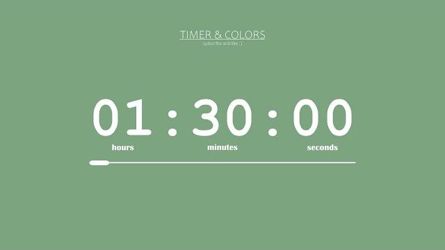 ⏱️ 1,5 hour timer / sweet green screen / countdown ⏱️ 1,5 hour timer / sweet green screen / countdown