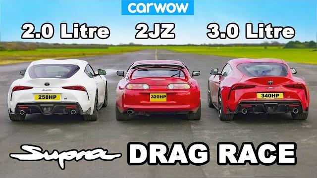 Supra drag race: 3.0 v 2.0 v mk4! Supra drag race: 3.0 v 2.0 v mk4!