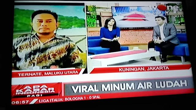 Viral minum air ludah Viral minum air ludah