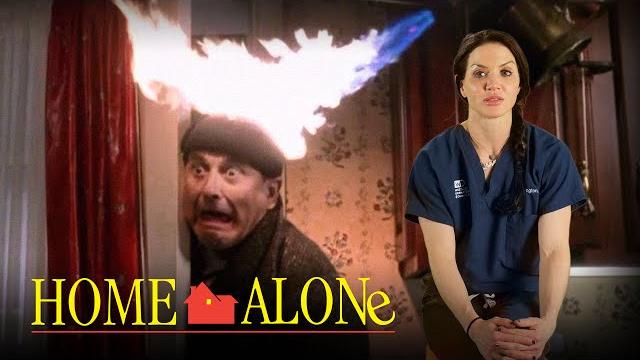 Doctors diagnose the injuries in home alone Doctors diagnose the injuries in home alone