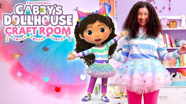 A skirt that sparkles making a diy tutu for gabby's birthday! | gabby's dollhouse: craft room A skirt that sparkles making a diy tutu for gabby's birthday! | gabby's dollhouse: craft room