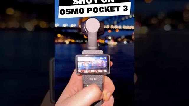 I tested the dji osmo pocket 3 at night I tested the dji osmo pocket 3 at night