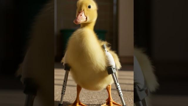 The brave duckling: a tiny hero's return ️ The brave duckling: a tiny hero's return ️