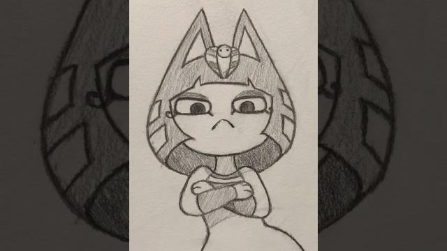 #shorts ankha credits for reference:@yutakke_#ankha #animalcrossing #anime #drawing #sketch #shorts ankha credits for reference:@yutakke_#ankha #animalcrossing #anime #drawing #sketch