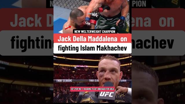 Jack della maddalena defeats belal muhammad & welcomes fight with islam makhachev #fyp #ufc #shorts Jack della maddalena defeats belal muhammad & welcomes fight with islam makhachev #fyp #ufc #shorts