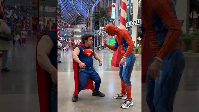 Superman vs spiderman#shorts Superman vs spiderman#shorts