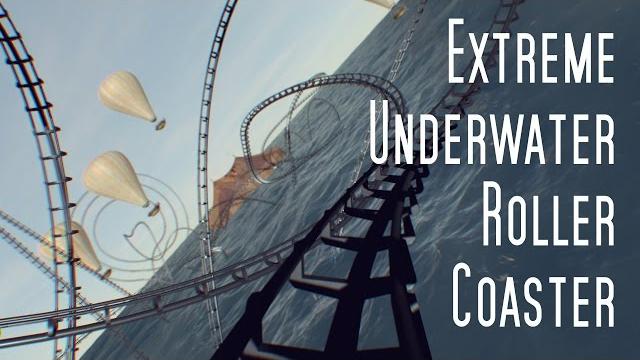 Extreme underwater roller coaster Extreme underwater roller coaster