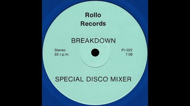 Breakdown * rollo records pi022 Breakdown * rollo records pi022