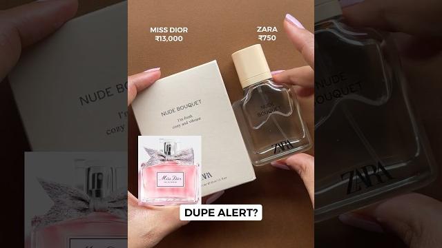 Bestselling ₹790 zara perfume is dior dupe for ₹13000 blooming bouquet vs nude bouquet #shorts Bestselling ₹790 zara perfume is dior dupe for ₹13000 blooming bouquet vs nude bouquet #shorts