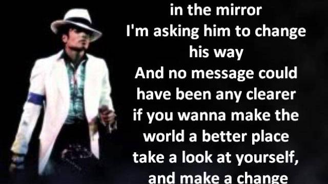 Michael jackson - man in the mirror lyrics hq Michael jackson - man in the mirror lyrics hq
