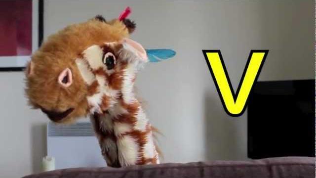 Geraldine the giraffe learns /v/ Geraldine the giraffe learns /v/