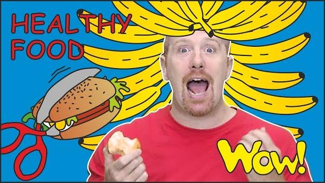 Healthy food for kids from steve and maggie | speaking with new stories for children wow english tv Healthy food for kids from steve and maggie | speaking with new stories for children wow english tv