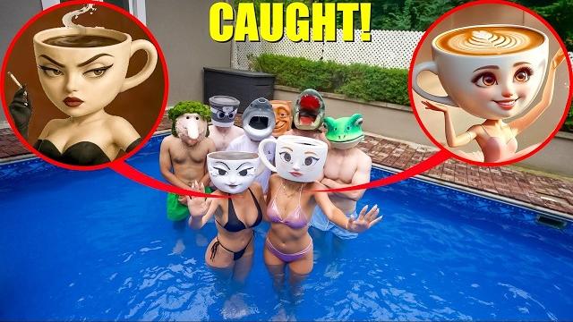 I caught ballerina cappuccina sisters on a pool date in real life! (italian brainrot) I caught ballerina cappuccina sisters on a pool date in real life! (italian brainrot)
