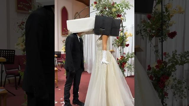 Cameraman and tv woman get married!! Cameraman and tv woman get married!!