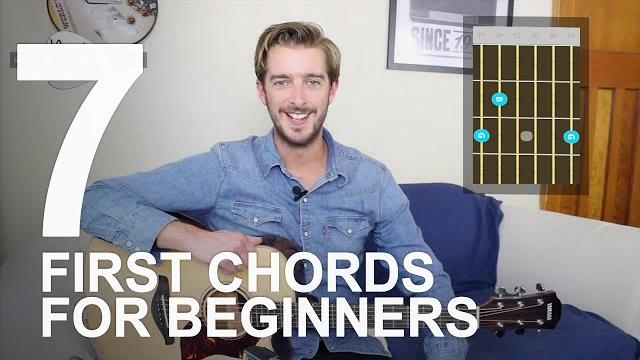 First 7 chords to learn on guitar First 7 chords to learn on guitar