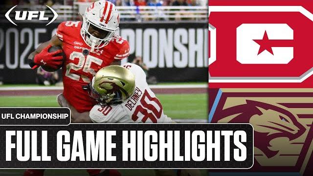 Dc defenders vs. michigan panthers ufl championship highlights | united football league Dc defenders vs. michigan panthers ufl championship highlights | united football league