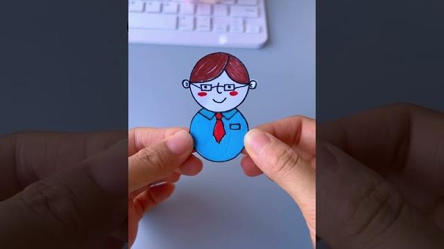 父亲节快到了,给父亲做一个好玩的不倒翁吧!#亲子手工 #父亲节 #父亲节快乐 父亲节快到了,给父亲做一个好玩的不倒翁吧!#亲子手工 #父亲节 #父亲节快乐