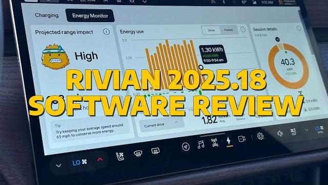 Rivian software update 2025.18 review Rivian software update 2025.18 review