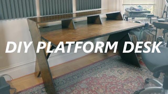 Diy output platform music studio desk Diy output platform music studio desk