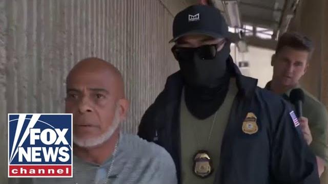 Ice arrest of murder suspect takes shocking turn Ice arrest of murder suspect takes shocking turn