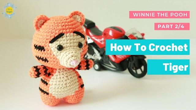#106 | amigurumi tigger tiger crochet pattern (2/4) | winne the pooh amigurumi | @amisaigon #106 | amigurumi tigger tiger crochet pattern (2/4) | winne the pooh amigurumi | @amisaigon