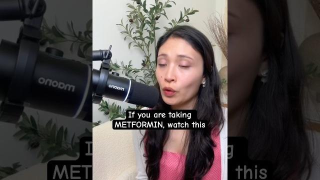 If you are taking metformin, watch this If you are taking metformin, watch this