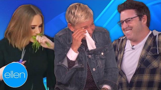 8 times ellen laughed so hard she cried on 'the ellen show' 8 times ellen laughed so hard she cried on 'the ellen show'