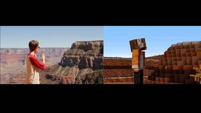 Reallife vs. minecraft - comparison of vfx short ep3 Reallife vs. minecraft - comparison of vfx short ep3