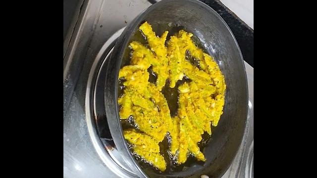 Tasty & crispy bhatkerela bhaji recipe Tasty & crispy bhatkerela bhaji recipe