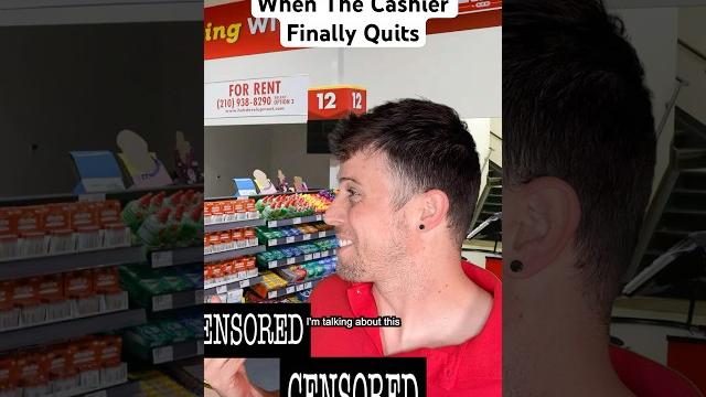 When the cashier finally quits #shorts When the cashier finally quits #shorts