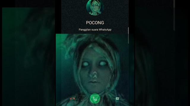 Di telepon pocong serem #shorts Di telepon pocong serem #shorts