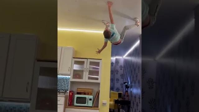 Bit by spider!! can walk on walls #short #shorts #funny Bit by spider!! can walk on walls #short #shorts #funny
