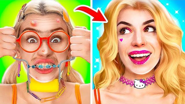 Dari kutu buku menjadi cantik! makeover ekstrim penampilan dengan gadget dari tiktok! Dari kutu buku menjadi cantik! makeover ekstrim penampilan dengan gadget dari tiktok!