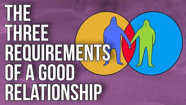 The three requirements of a good relationship The three requirements of a good relationship