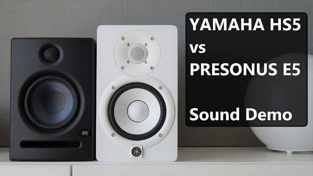 Yamaha hs5 vs presonus eris e5 || sound demo Yamaha hs5 vs presonus eris e5 || sound demo