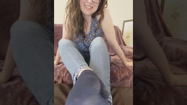 You have to wait until i let you! (ankle socks joi) You have to wait until i let you! (ankle socks joi)