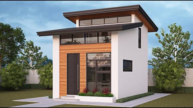 4.3x6m small house design - 26 sqm./ 2 bed loft type 4.3x6m small house design - 26 sqm./ 2 bed loft type